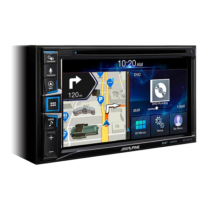Navigationssystem med CarPlay/Android Auto, DAB+, DVD, 6,5 touch - Alpine