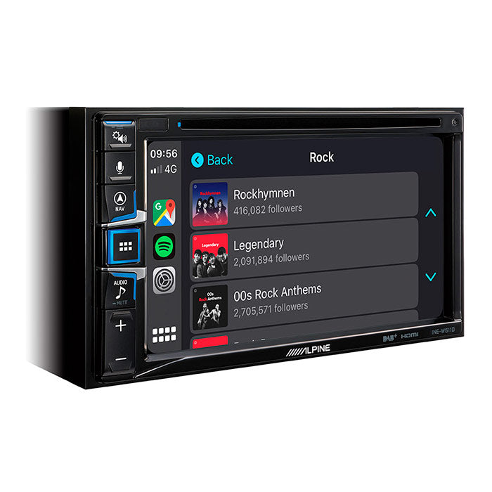 Navigationssystem med CarPlay/Android Auto, DAB+, DVD, 6,5 touch - Alpine