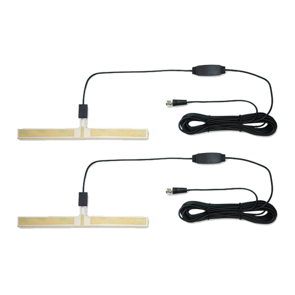 Aktiv DVB-T antenne til Alpine tunere - forstærket signal, sæt med 2, Alpine