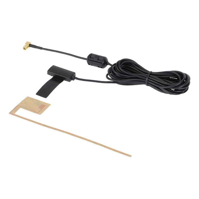 DAB rudeantenne aktiv 170 - 240MHz/1452 - 1495MHz, 3,5m kabel - Alpine