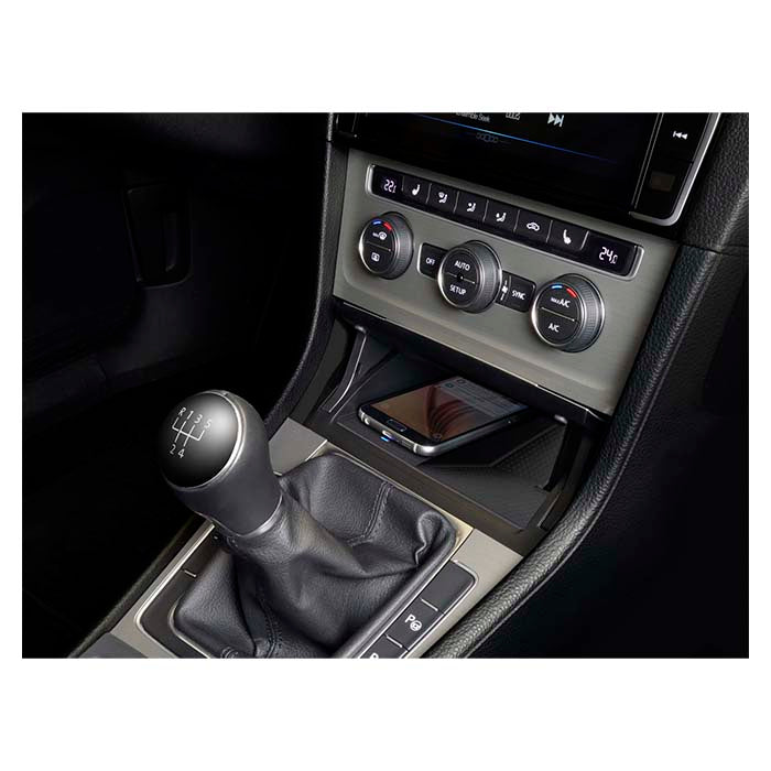 Trådløs Qi-oplader til indbygning i VW Golf 7 - Alpine