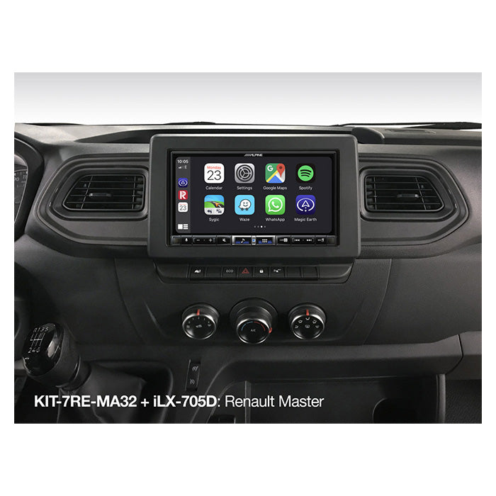 Installationssæt til Alpine KIT-7REMA32 Renault Master 2019- (ledningsnet + beslag) - Alpine