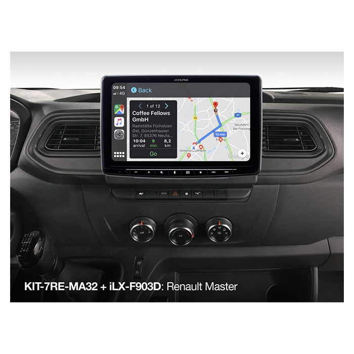 Installationssæt til Alpine KIT-7REMA32 Renault Master 2019- (ledningsnet + beslag) - Alpine