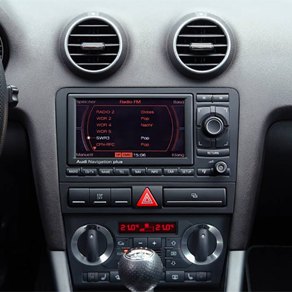 8 2-DIN monteringskit til Audi A3 (2003 - 2008) - ratkontrol & displaysupport, Alpine