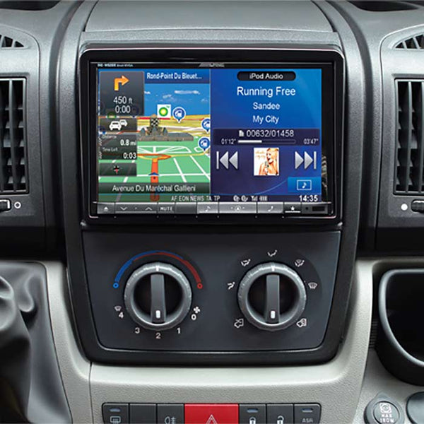 2-DIN 8 monteringskit til Fiat Ducato III 2006-> (passer også Jumper/Boxer) - Alpine