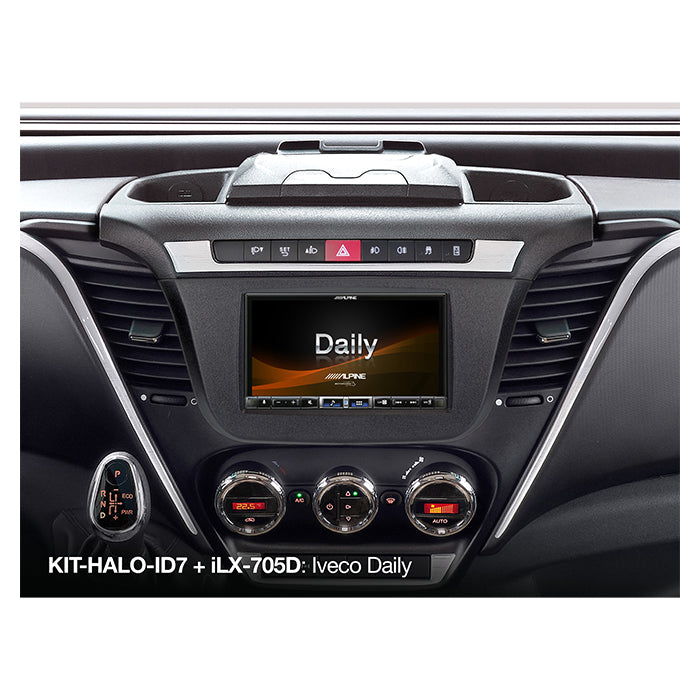 Monteringssæt til Alpine HALO 9/11 til Iveco Daily (6/7) - fuld integration og CAN/LIN interface, Alpine