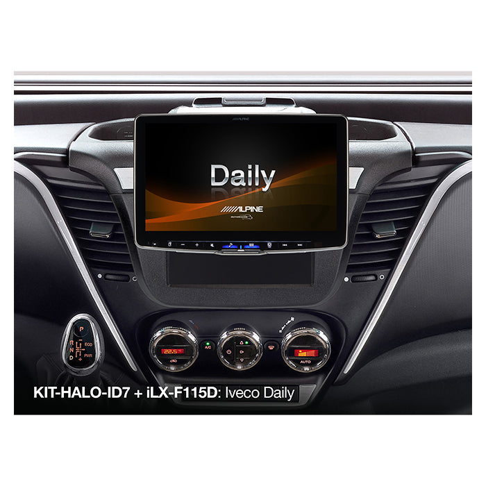 Monteringssæt til Alpine HALO 9/11 til Iveco Daily (6/7) - fuld integration og CAN/LIN interface, Alpine