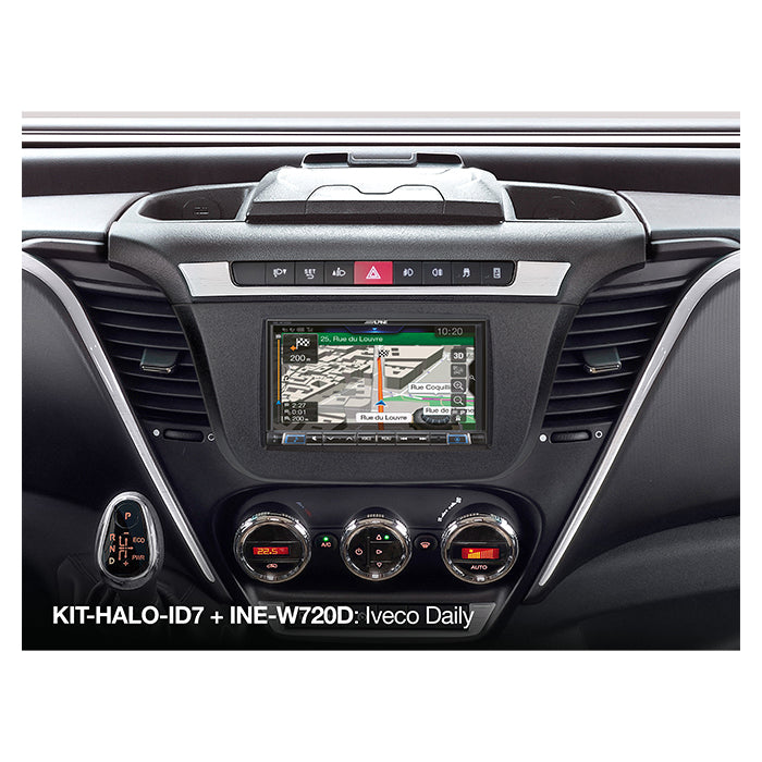 Monteringssæt til Alpine HALO 9/11 til Iveco Daily (6/7) - fuld integration og CAN/LIN interface, Alpine