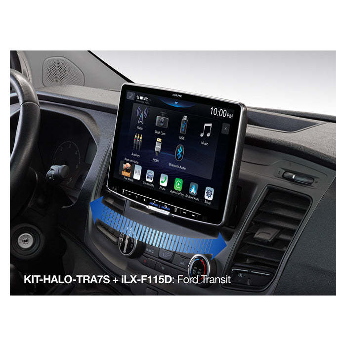 Monteringssæt til Alpine HALO 9/11 i Ford Transit Custom - Alpine