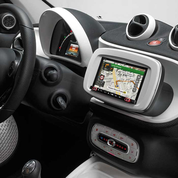 Monteringssæt til INE‑W997D 2‑DIN til Smart Fortwo/ForFour (453) hvid - Alpine