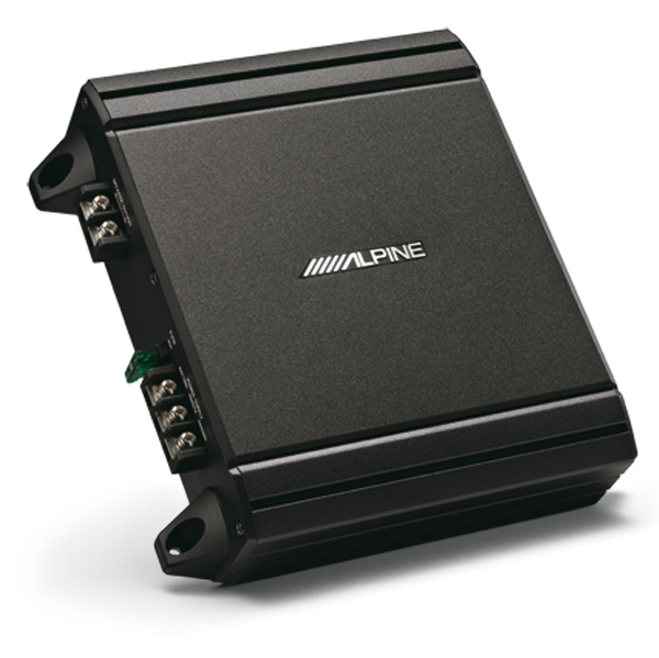 Monoblok forstærker 250W RMS til subwoofer, variabel lavpasfilter - Alpine