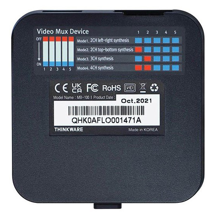 4-kamera extension hub til DVR-F790 - Alpine