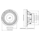 Alpine S2-W10D2 10" subwoofer dobbelt 2 ohm