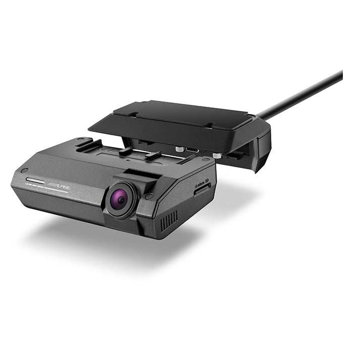 Dashcam med 2 sidekameraer, Wi‑Fi & GPS - Alpine DVR-F790 kit, Alpine