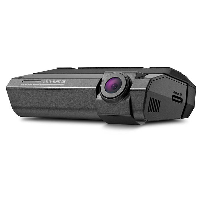 Dashcam med 2 sidekameraer, Wi‑Fi & GPS - Alpine DVR-F790 kit, Alpine
