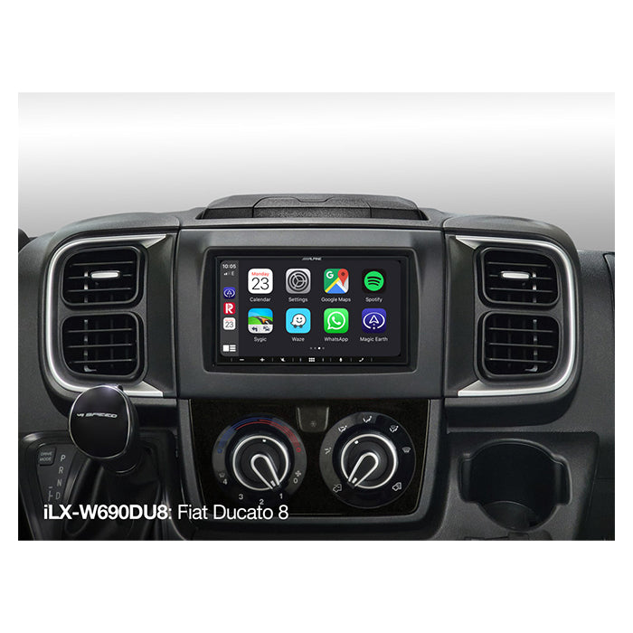 Alpine ILX-W690DU bundle til Fiat Ducato 8