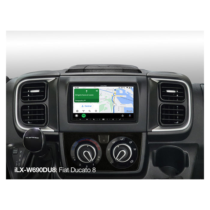 Alpine ILX-W690DU bundle til Fiat Ducato 8