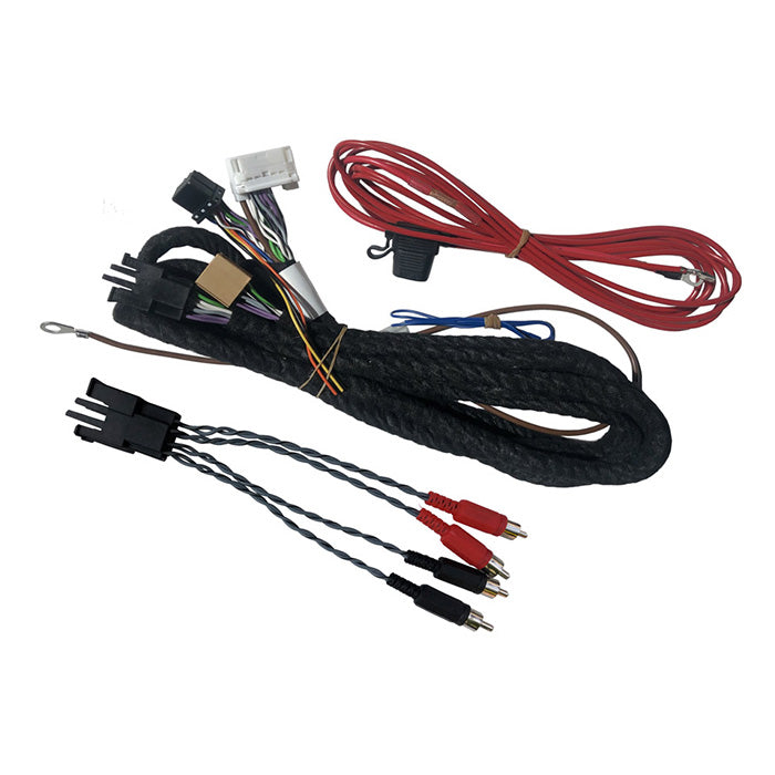 Alpine subwoofer + 550W DSP-forstærker til eftermonteret radio - Alpine