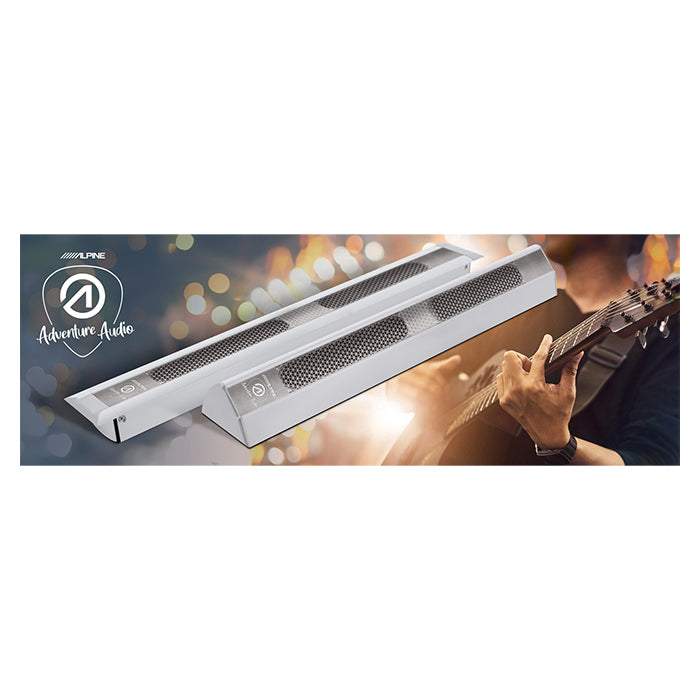 Kabinehøjtaler 50W RMS, 120Hz - 20kHz, kompakt design, vendbart gitter - Alpine