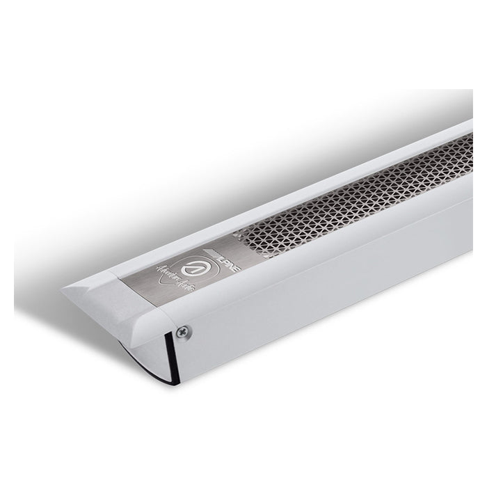 Kabinehøjtaler lang 50W RMS 100W max 120Hz - 20kHz ultrakompakt sølv - Alpine