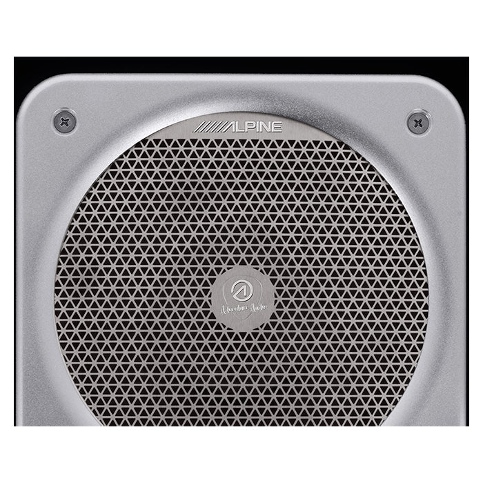 Kabinesubwoofer 8 160W RMS, kompakt forseglet kabinet til autocamper og campingvogn - Alpine