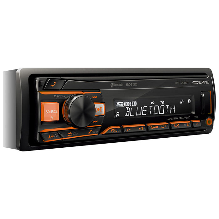 Bilradio med Bluetooth, USB og AUX, 2-line display - Alpine