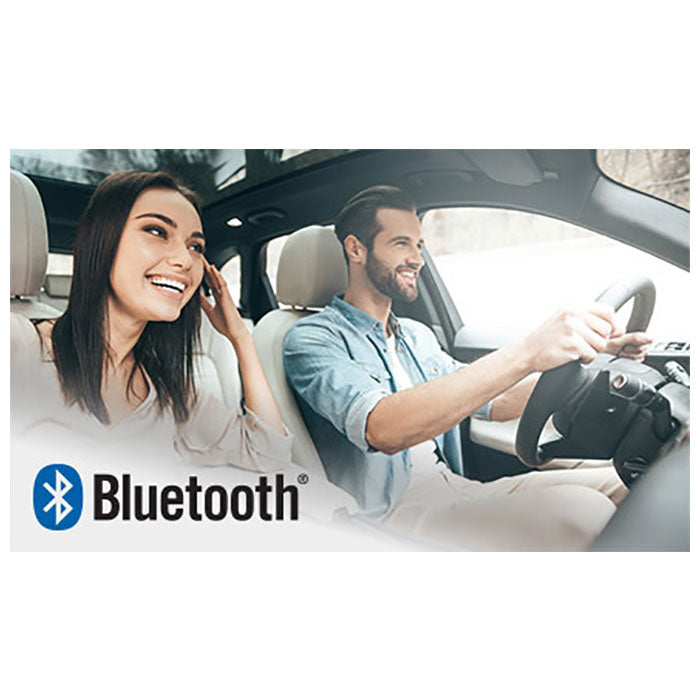 Bilradio med Bluetooth, USB og AUX, 2-line display - Alpine