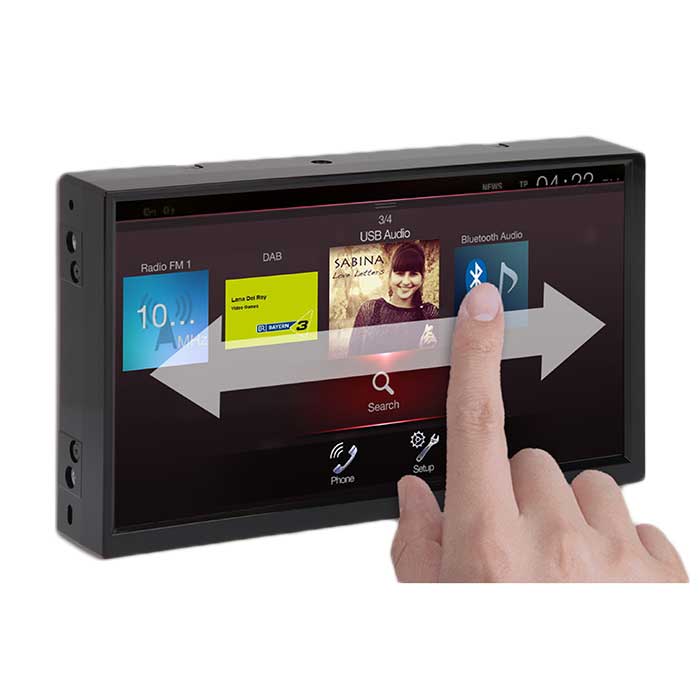7 touch bilstereo med DAB+, Bluetooth, USB & HDMI - Alpine