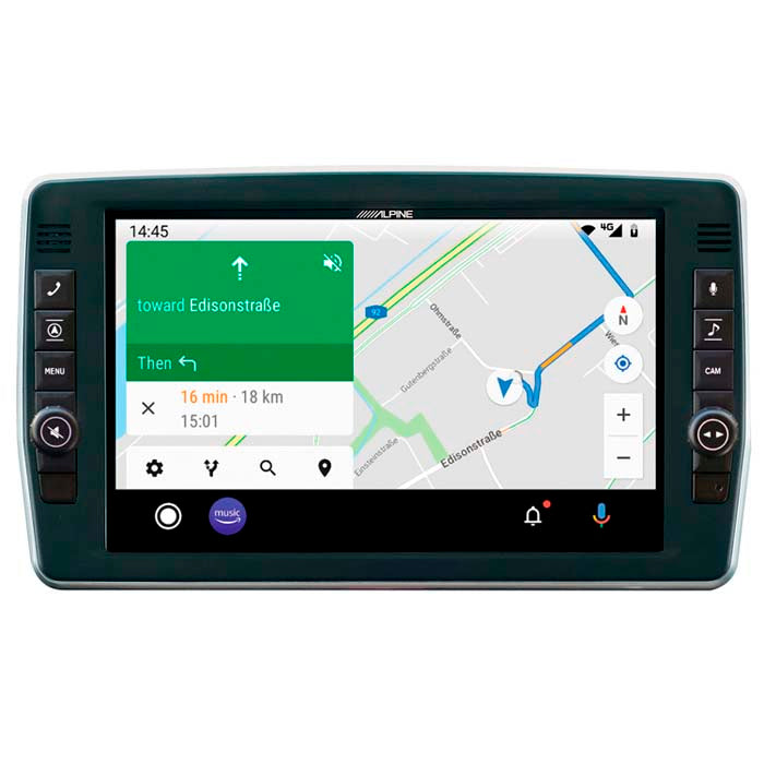 9 multimedieenhed m/CarPlay & campernavigation til Fiat Ducato 2006+ - Alpine Style