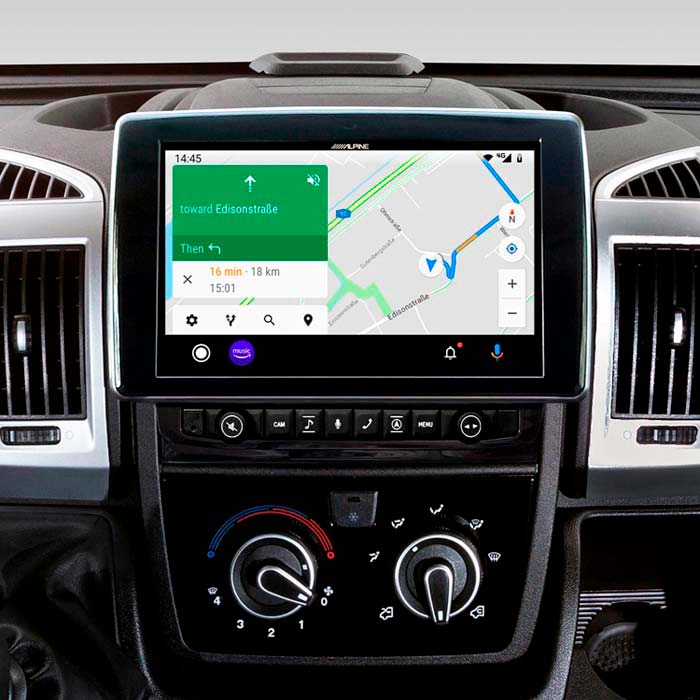 Multimedieenhed til Fiat Ducato III (2006-) med CarPlay/Android Auto, USB, Bluetooth, HDMI - Alpine Style X903D-DU (Alpine)