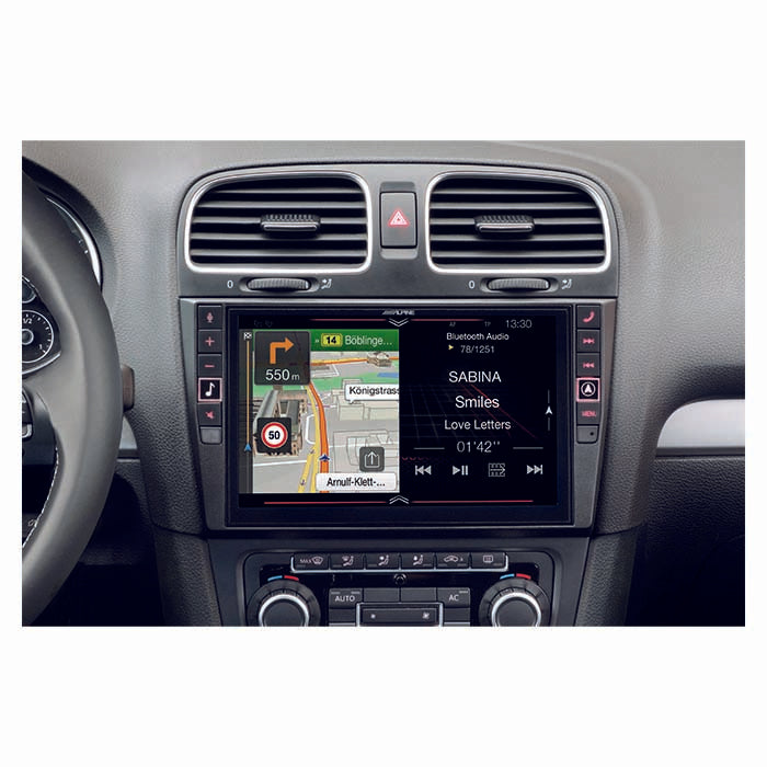 9 Infotainmentsystem til VW Golf 6 med Apple CarPlay, Android Auto, DAB+ - Alpine Style X903D-G6, Alpine