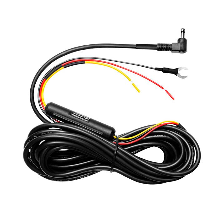 Hardwire-kabel til Alpine dashcam - permanent strømforsyning til 12V/tænding/stel, kompatibel med DVR-F800PRO/F200 - Alpine
