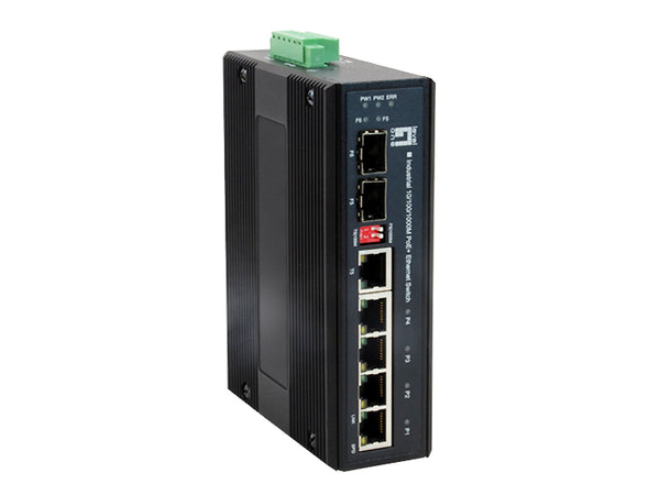 LevelOne IES-0610 Switch Gigabit PoE+