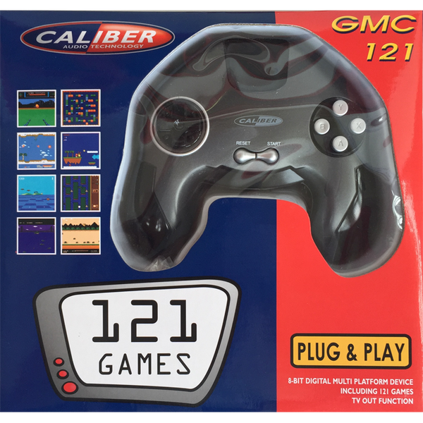 Spillekonsol med 121 retro-spil - Caliber