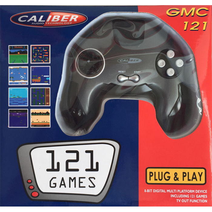 Spillekonsol med 121 retro-spil - Caliber