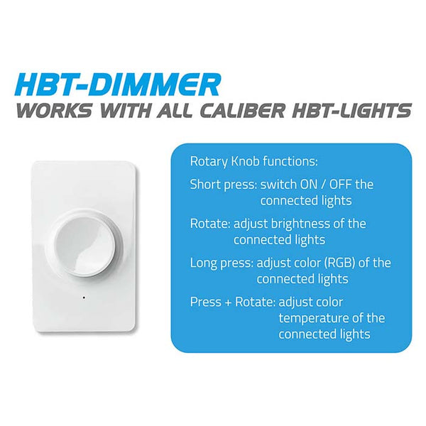 Lysdæmper til smart hjem, Bluetooth Mesh styring - Caliber