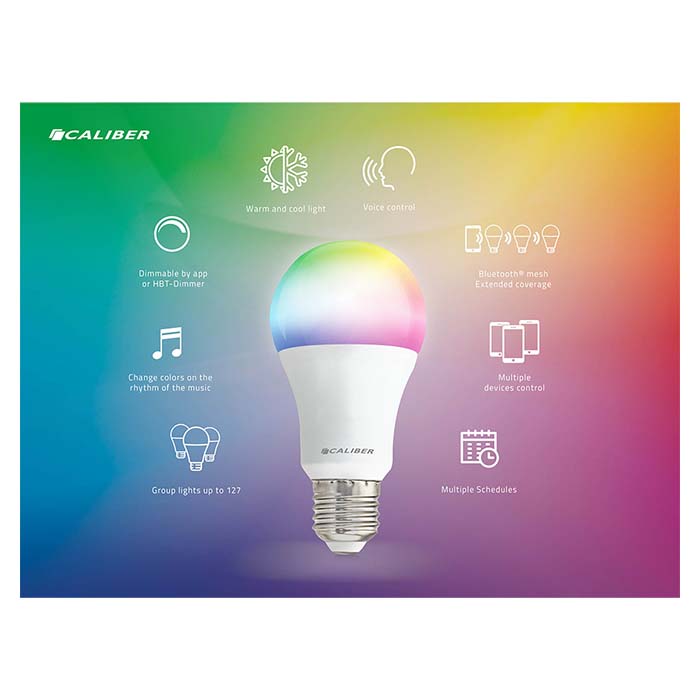 E27 LED-smartpærer starterpack 3 stk + gateway - Caliber
