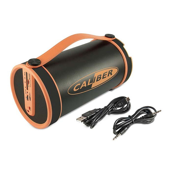 Bluetooth rørhøjttaler opladelig 8h orange - Caliber
