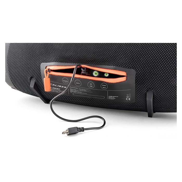Bluetooth højttaler vandafvisende 50W bærbar TWS AUX 5t batteri - Caliber