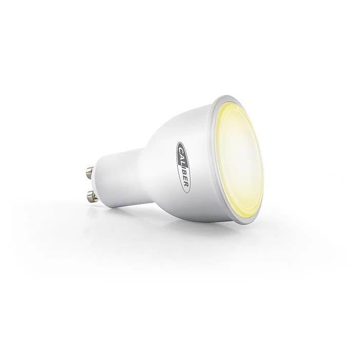 GU10 smart LED-pære dæmpbar 2700 - 6500K WiFi 2.4G Tuya-kompatibel - Caliber