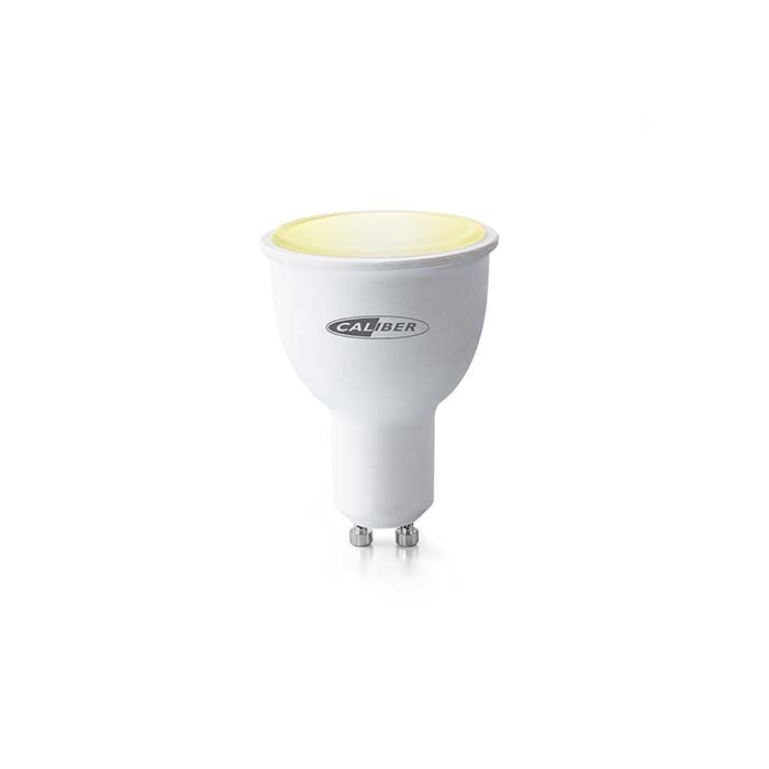 GU10 smart LED-pære dæmpbar 2700 - 6500K WiFi 2.4G Tuya-kompatibel - Caliber