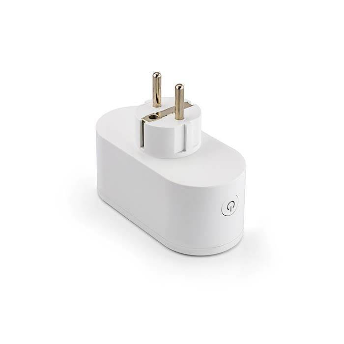 Smart Wi‑Fi stik 2 udtag med energimåler, timer og Tuya-kompatibilitet - Caliber