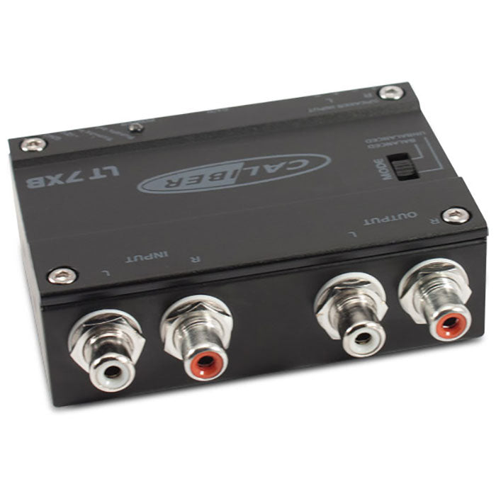 Balanceret line-driver til bilradio højttalerudgang - Caliber