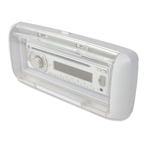 Marine beskytter til 1-DIN enhed, støv- og vandsikker - Caliber