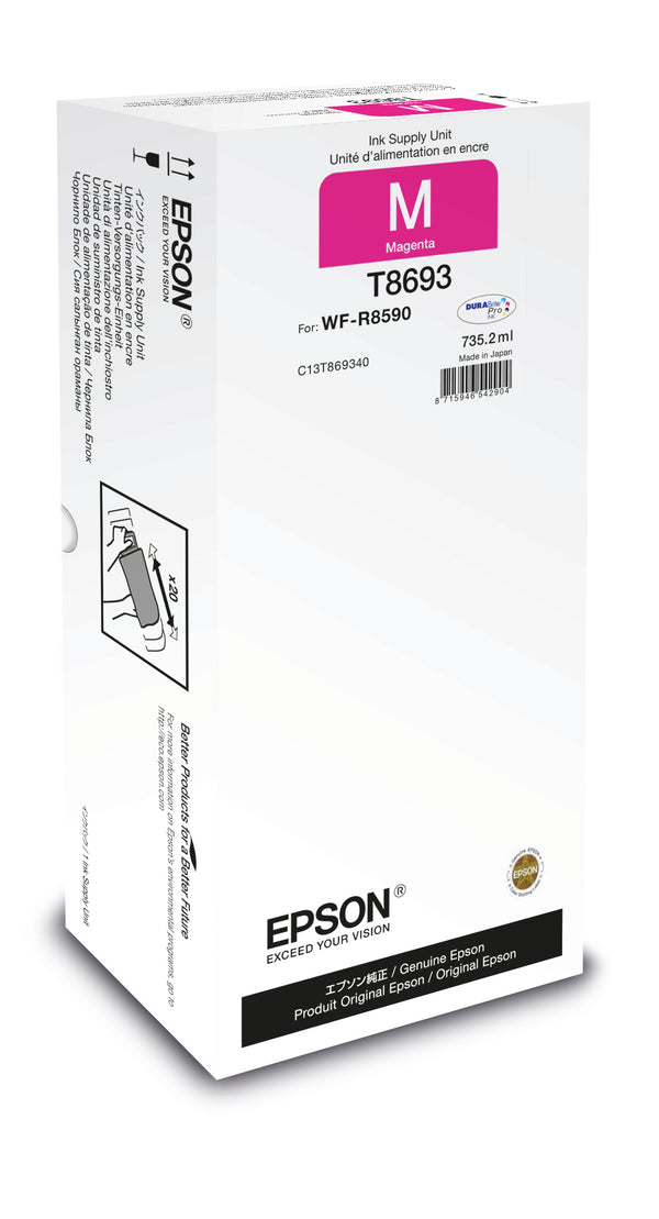 Epson T8693 Magenta 75000 sider Blækrefill C13T869340