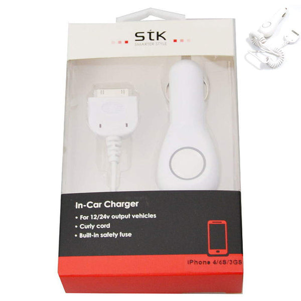 12/24V billader kabel 30‑pin til iPhone 3/4, iPad og iPod - Netlager