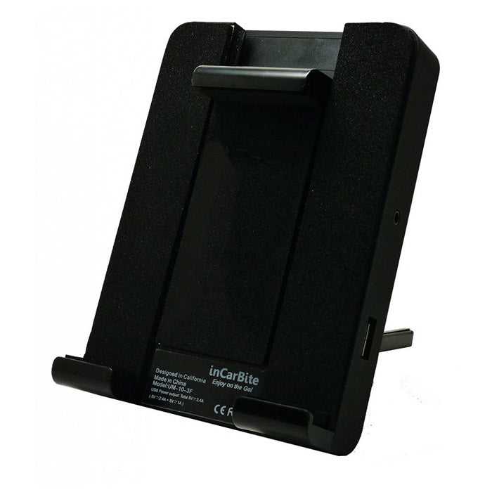 Universal tabletholder til bil 115 - 196 mm med 2x USB - Incarbite