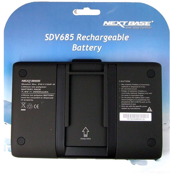 Batteri til Nextbase Click-serien - Plug-in erstatningsbatteri til bærbar skærm, Nextbase