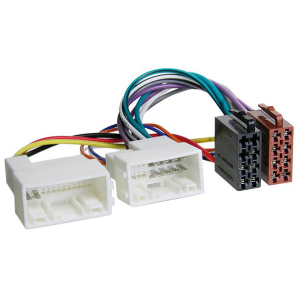 Radiotilslutningskabel ISO til Hyundai og KIA (strøm + 4 højttalere) - acv