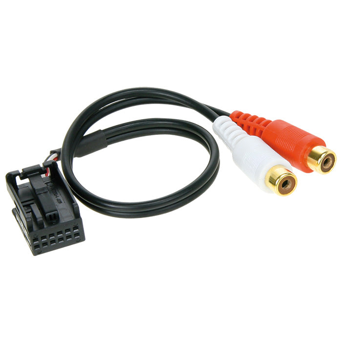 AUX IN-adapter til VW MFD2/RNS2 - tilslut ekstern enhed via 3,5 mm, kompatibel Golf V/Passat/Touran/Touareg/T5 - ACV